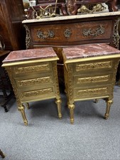 Pair Louis XVI French Gilt