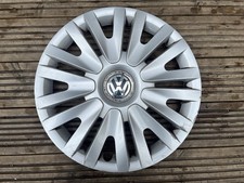 x1 Genuine Volkswagen Caddy 15” Wheel Trim Hub Cap Single Golf Mk6