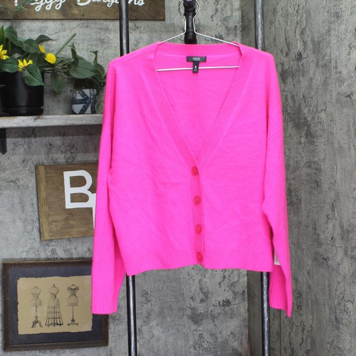 Aqua womens button cashmere - up,