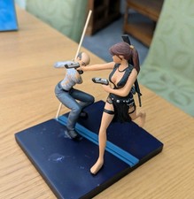 DAMAGED Lara Croft fights Yakuza Boss Tomb Raider Atlas Editions Scene Statue