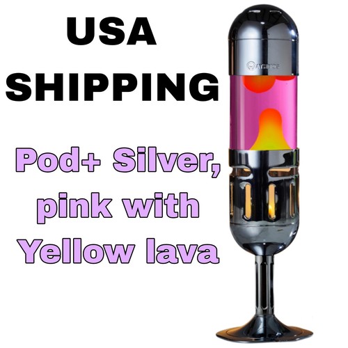 Mathmos pod silver pink with - pink,