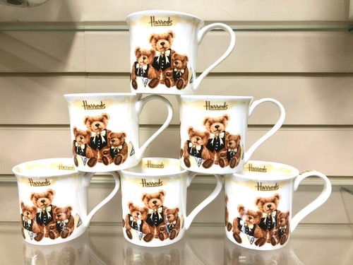 Harrods coffee mug cream teddy - harrods,