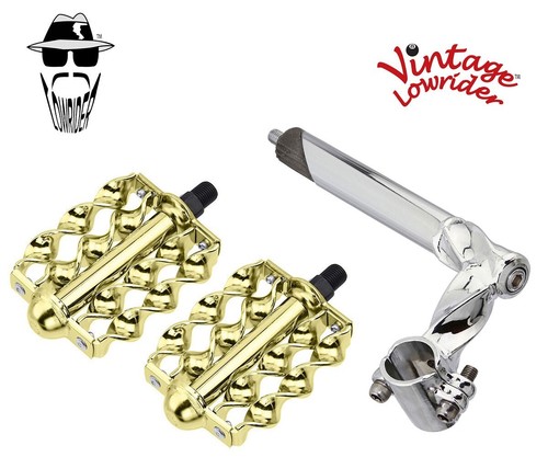 Vtg lowrider twisted stem - 22.2,