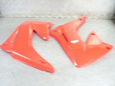 2002 - 2007 HONDA CR 125 250 RADIATOR RAD AIR SCOOPS RED - MOTOCROSS MX