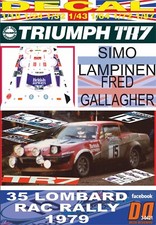 DECAL TRIUMPH  TR7 V8 SIMO