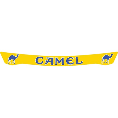 Camel helmet visor strip - camel,