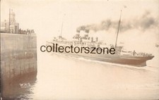 SS Manxman Steam Ship leaving