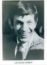 Leonard Nimoy Star Trek StarSigned 10-8 Photo C/w AFTAL COA