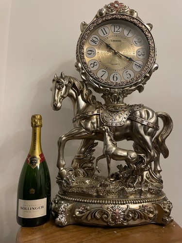 Large horse clock mare and - clock,