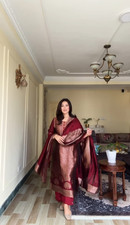 Pure Silk Salwar Kameez Ready