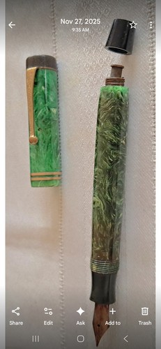 Parker jade fountain pen - jade,
