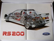 Ford RS 200 rallye car