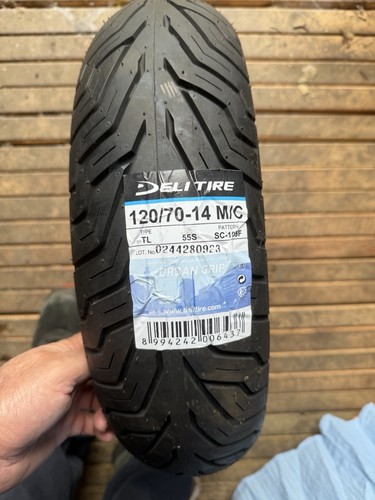 120 motorbike tyre new - 120/70/14,