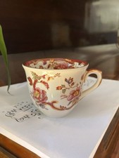 English Vintage Masons Ironstone Gold Red Mandalay Orphaned Cup Mint Condition