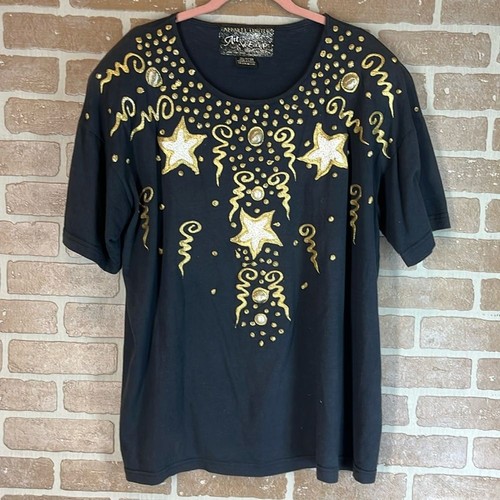 Vintage hand painted puff - vintage, 80's