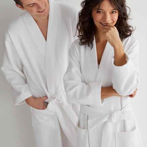 Unisex hotel spa waffle bath - unisex,