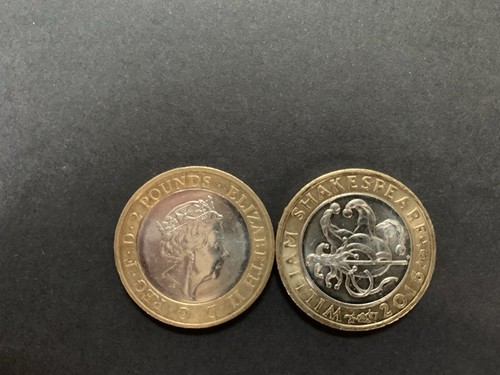 2016 william shakespeare - £2, 2