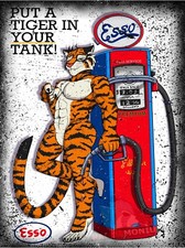 Vintage Esso garage petrol