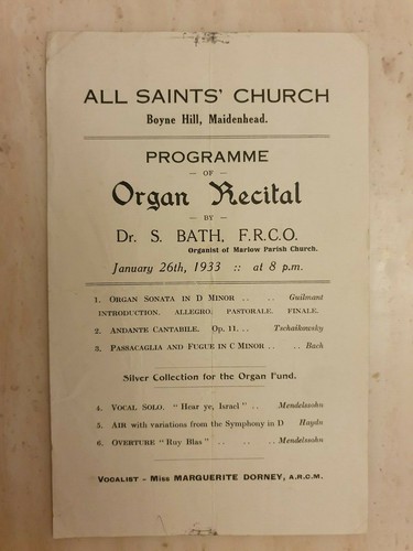 1933 all saint church organ - church,