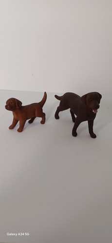Schleich labrador and puppy - labrador,