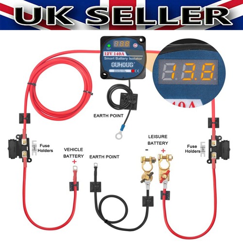 Split charge relay kit - split,