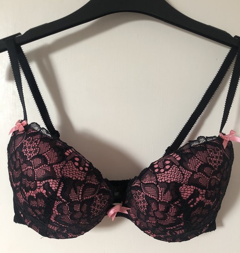 Primark bra black pink - , plunge