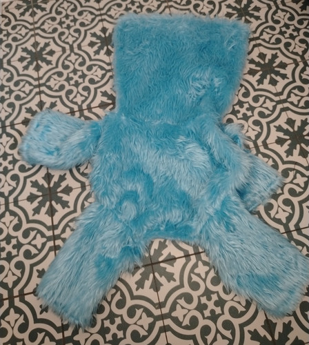 Ikea grejsimojs faux fur - fur, blue
