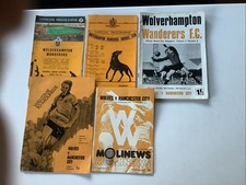 Collection of Wolverhampton Wanderers Programmes 1960-1973 Very Good Condition