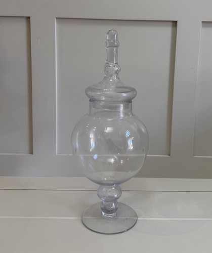 Glass bon bin jar 40cm - bin,
