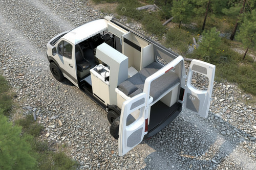 Camper van conversion flat - van,