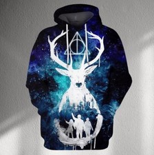 Galaxy Stag Spirit Hoodie