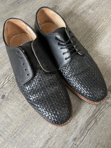 Men leather basketweave - men’s,