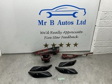 BMW 1 SERIES F20 F21 GLOSS BLACK / RED INTERIOR TRIMS SET KIT DECOR DASH COVER