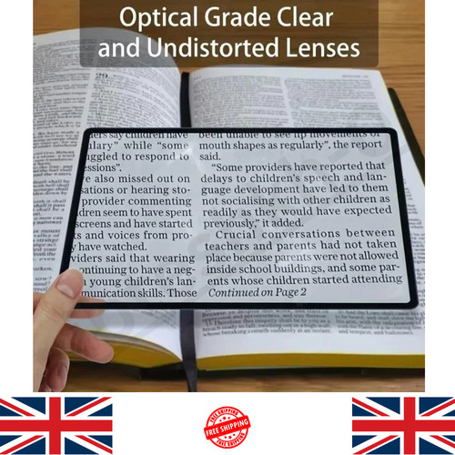 Book magnifier for reading - book,