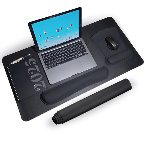 Premium leather desk mat - pu, +