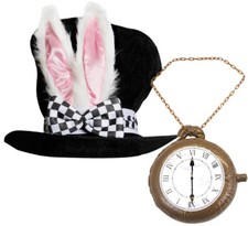 WHITE RABBIT TOP HAT BUNNY
