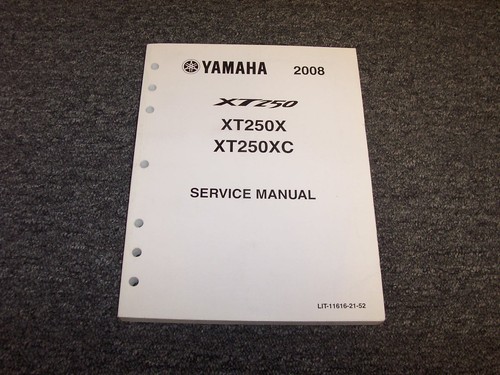 2008 yamaha xt250x xt250xc - 2008,