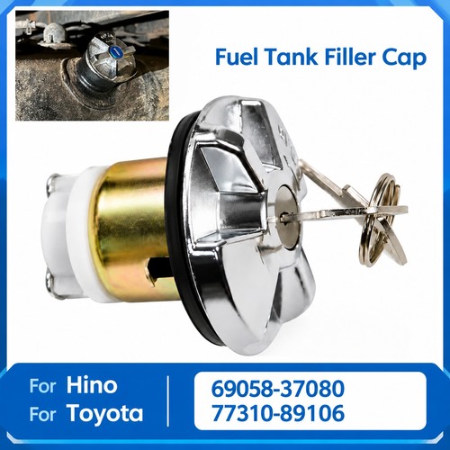 Locking fuel tank cap with - tank,