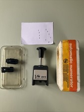 Rexel-ENM UN12 Automatic Numbering Machine Vintage Stamp