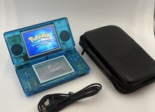 Custom Clear Blue Nintendo DS