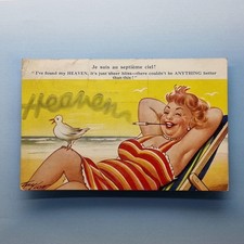 Comic Postcard Fat Lady