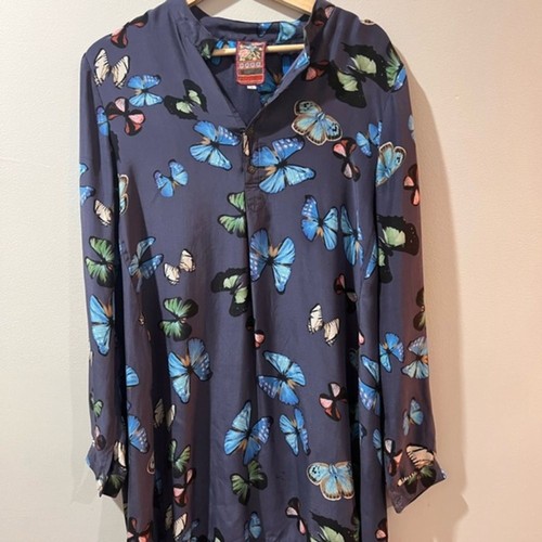 Johnny was silk blouse kaftan - was,