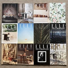 Elle Decoration Magazines 2020 Bundle x 12 Complete Run Interior Design Guides