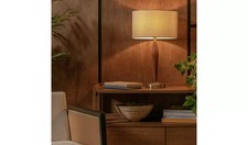 Habitat wood and brass - and,