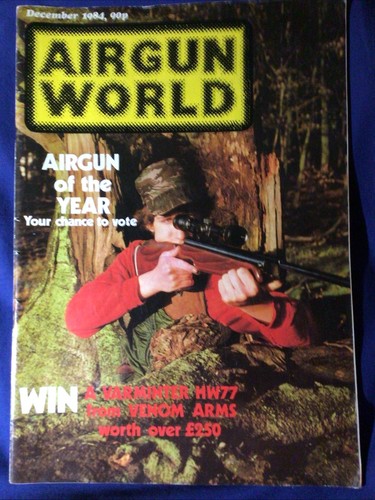 Airgun world dec 1984 saxby - airgun,