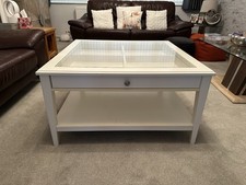IKEA Liatorp Coffee Table White/Tempered Glass, 93cm x 93cm
