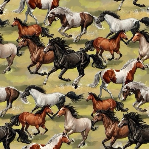 Fat quarter nutex farmyard - fat,
