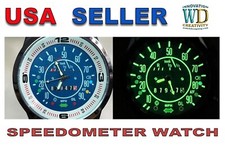 Watch Speedometer VW  GREEN