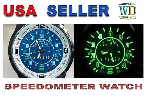 Watch speedometer green - watch,
