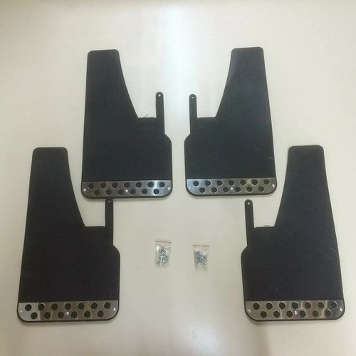 Black rally mudflaps 4 - black, x